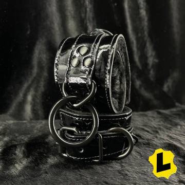 Patent Leather Wrist + Ankle Restraints